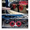 1 Pair Car Snail Horn Color Horn 12V Basin Type Horn Motorcycle Horn Modified Horn Auto Accessiores