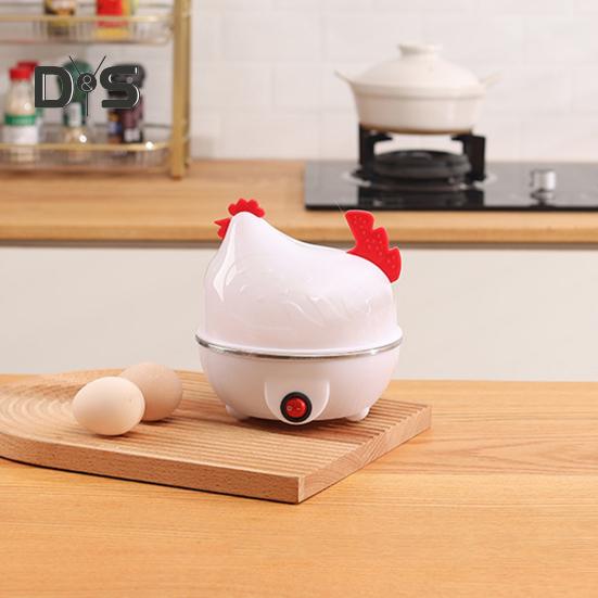 Elektrischer Eierkocher, Große Kapazität, Automatische Abschaltung, Sichere Verwendung, Hühnerform, Elektrischer Eierkocher, Multifunktionaler Eierpochierer