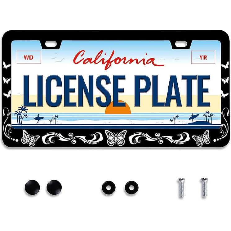 Psalm 46:10 Be Still And Know That I Am God License Plate Frame Jesus Christianity Stainless Steel For Car Decorative Parts License Plate For