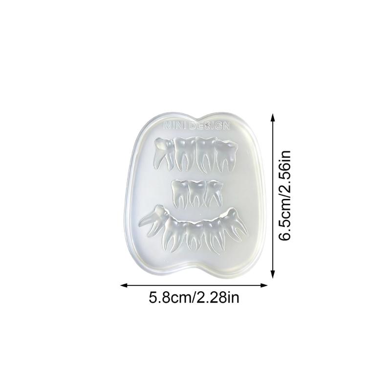 Easy To Use Silicone Dental Mould for Beginners Creating Teeth Shapes In Craft with Food Safe Materials