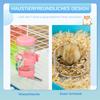 Hamster Cage w/ Water Bottle, Exercise Wheel, Tubes, Ramps - Light Blue