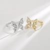 European & American Hollow Butterfly Ring: Trendy Open Index Finger Accessory with Niche Design and Cold Style for Women.