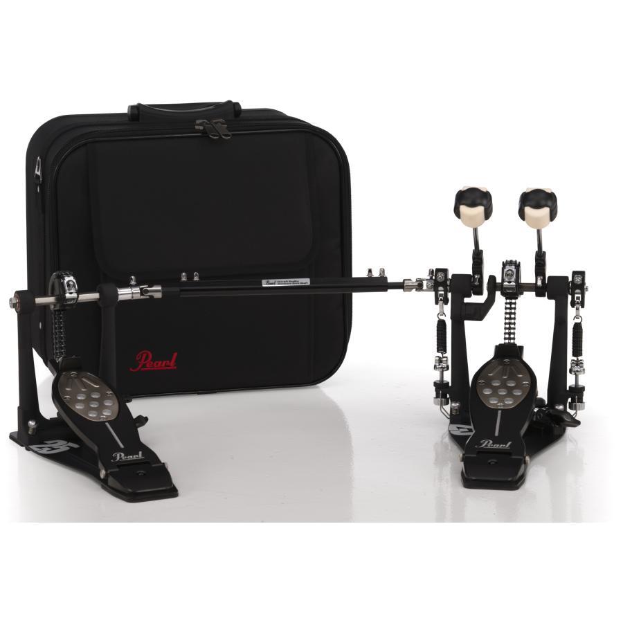 [OCCASION]Pédale Double Pearl Eliminator Redline Édition 25e Anniversaire Modèle Limité Pédale de Batterie Twin Pedal P-2052C/B