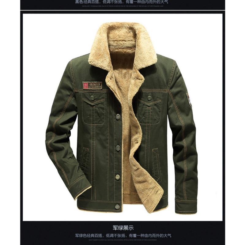 New Winter Men's Clothing Comfortable and Casual Thickened Men's Jacket Single-breasted Slim Jacket