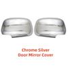For Toyota Tacoma 2005 2006 2007 2008 2009 2010 Car Rearview Accessories Gloss Black Side Mirror Cover Trim Chrome Paste Style