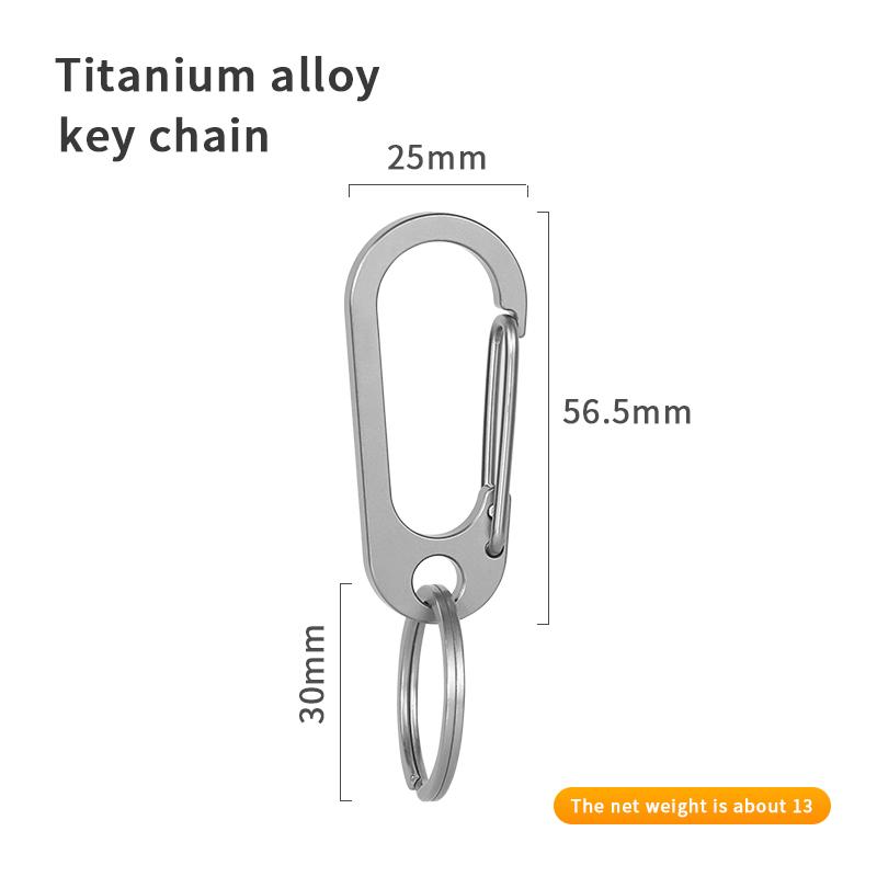 

Новый брелок из титанового сплава для мужчин, крепящийся на талию, творческая индивидуальность и универсальность, портативный брелок для открывашки для бутылок, сверхлегкий