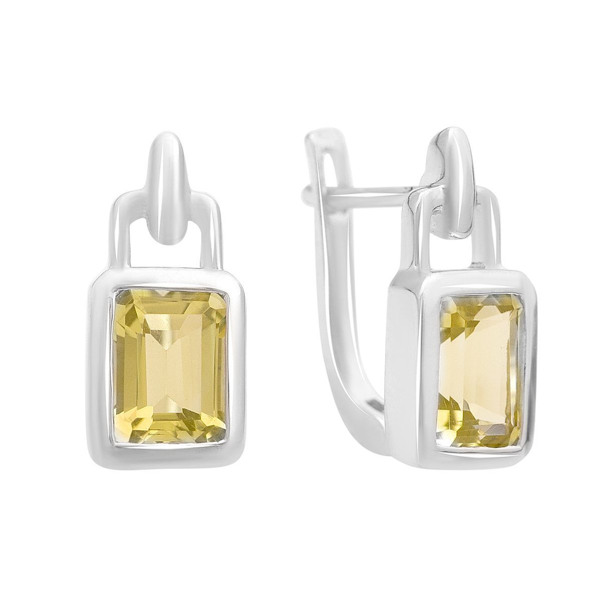 

Срібні сережки з зеленим кварцом 3.075ct (2162124) смарагдовий