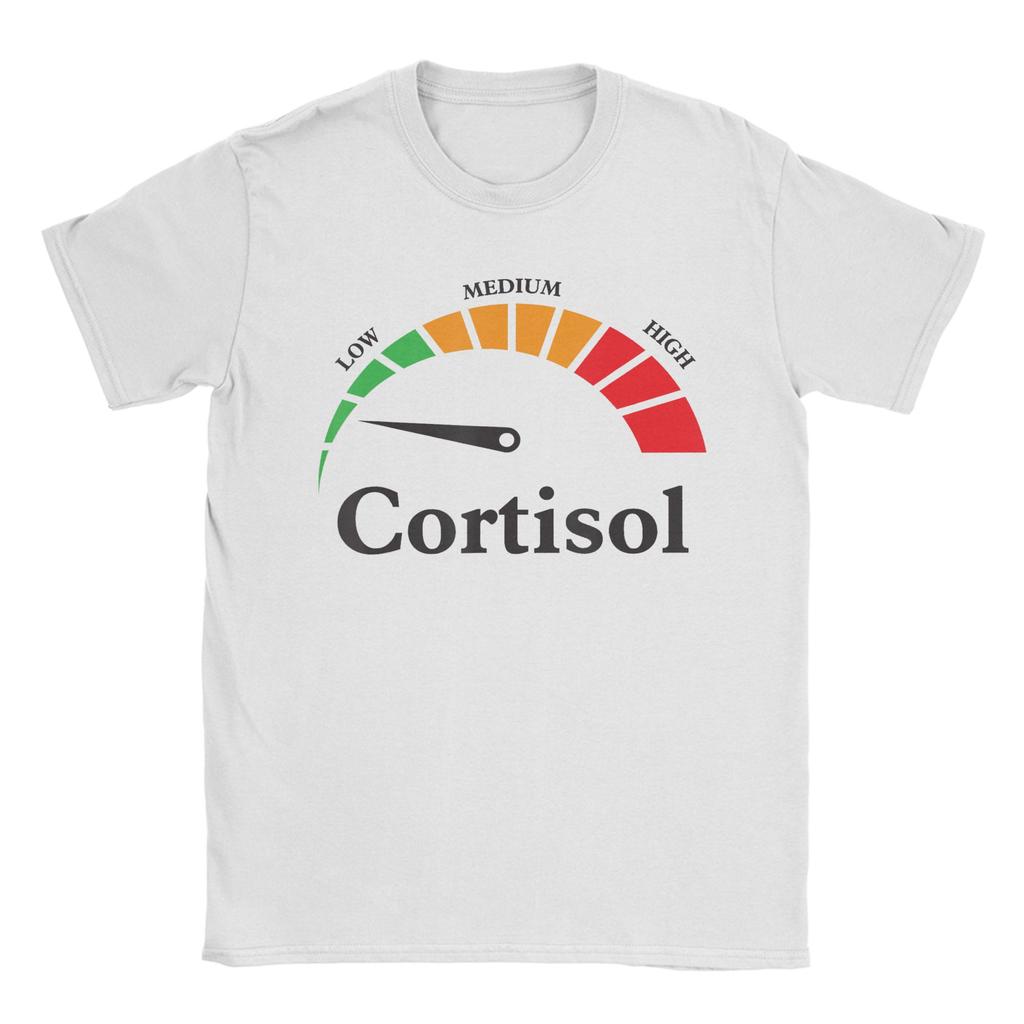 Leisure Funny Low Cortisol Level TShirt for Unisex Crew Neck  Cotton T Shirts  Short Sleeve Tee Shirt Printed Tops