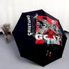 1 PC Automatic Folding Umbrella - CR7 Pattern, Portable & Foldable Design with 8 Ribs, Christmas Birthday Gifts