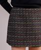 Lapineatteullie Classic Tweed Skirt Pants Red