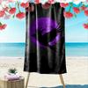 Majestic Ravens Under Moonlight Print Beach Towel, Quick Drying, Suitable for Travel, Outdoor Sports, Jogging, the Beach and Swimming, Gift