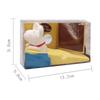 Cartoon Deurstopper Schattig Dier Vormig Ponsvrij Decoratieve Deurwig voor Thuis Kantoor Wit