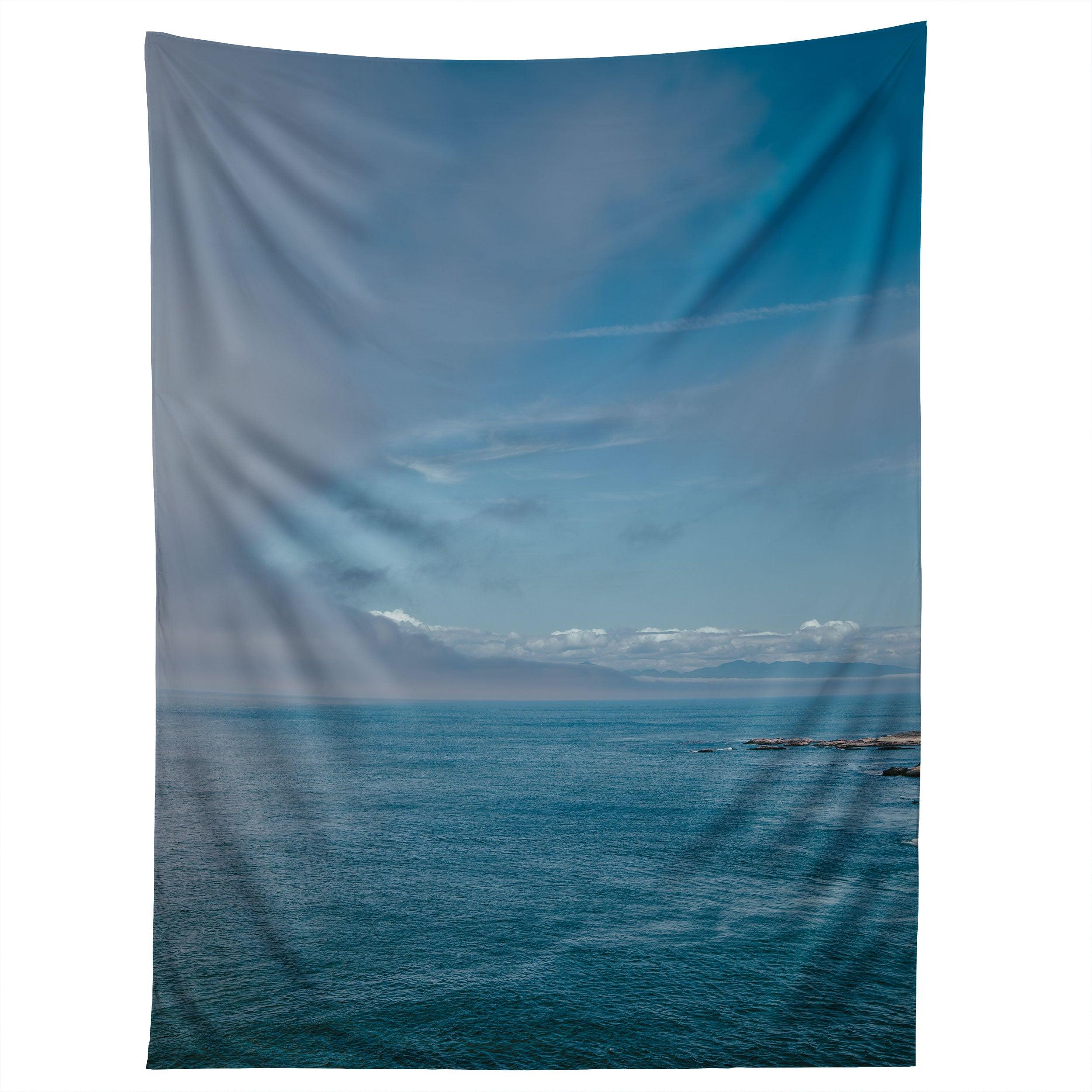 COASTAL CLOUDS MOVING IN tapestry 75x100