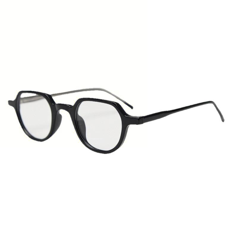 2025 Japanese Retro Classic Black TR90 Myopia Glasses: Small Round Frame, Pin Legs