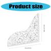 2Pcs Acrylic Shower Splash Guards Transparent Clear Drip Blocker for Bathtub Self Adhesive Water Barrier for Bathroom