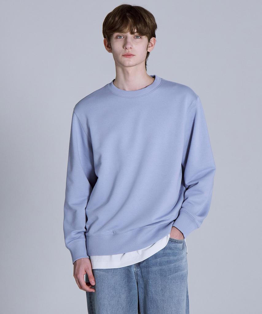 BASIC HOUSE Cp Sweatshirt Blue Lyts0104 (Type A)