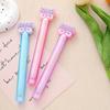 Back To School 10pcs 0.5mm Cartoon Imitation Crystal Butterfly Shape Neutral Pen, Durable School Learn Double Pen Rod Water-based Pen for Awarding