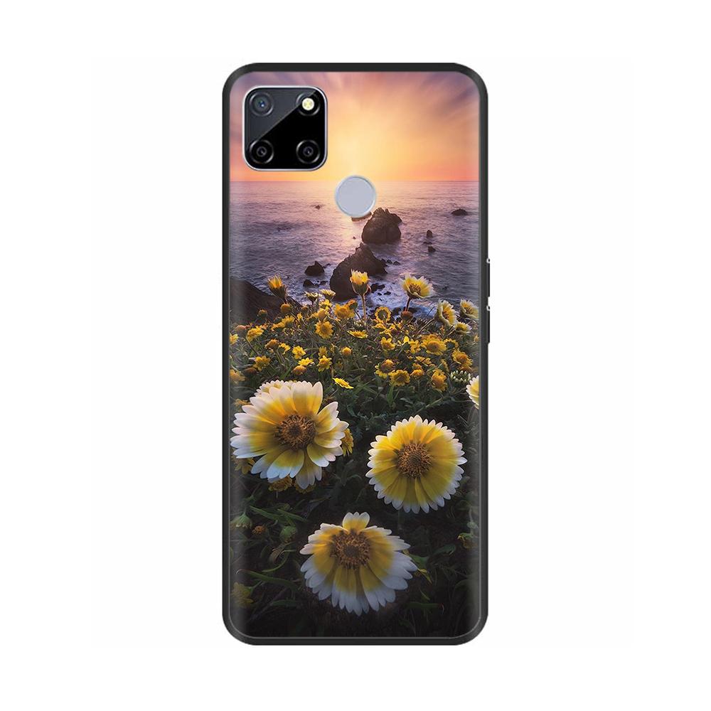Case For Realme C25 C25s Coque Realme 7i RMX2193 Soft Cartoon Silicone Fundas Phone Case For OPPO REALME C12 Capa Cover Bumper