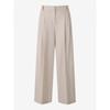 Cc Collect Linen Blend Back Banding Tuck Wide Pants C252msa043