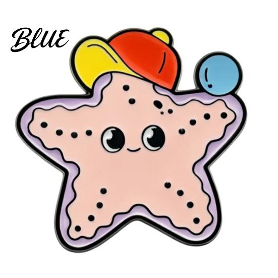 Funny Sea Life Brooch Animal Brooch Cute Marine Creature Creative