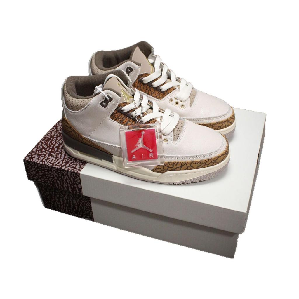 AJ3 Fujiwara Hiroshi White Cement Fire Red Black Warrior Joe 3 Basketball Shoes