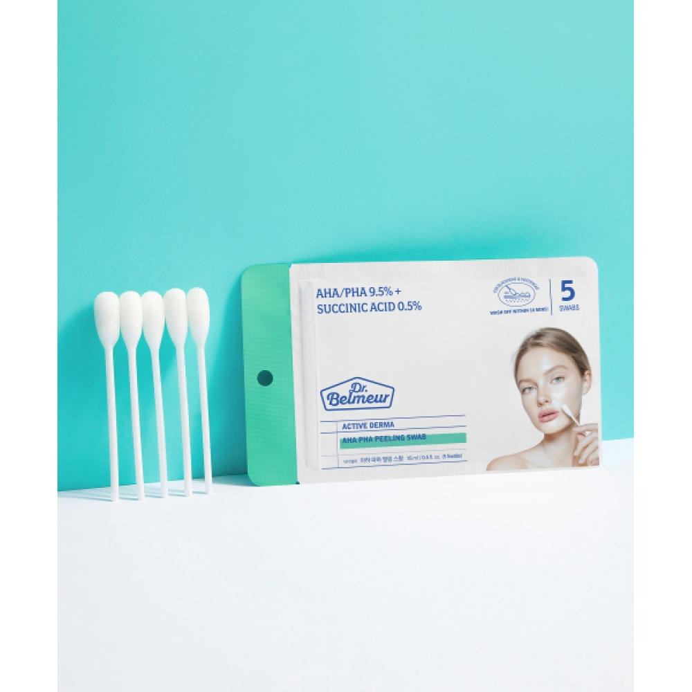 

The Face Shop Dr.belmer Active Derma Aha pAha Peeling Swabs Pack Of 5 FREE