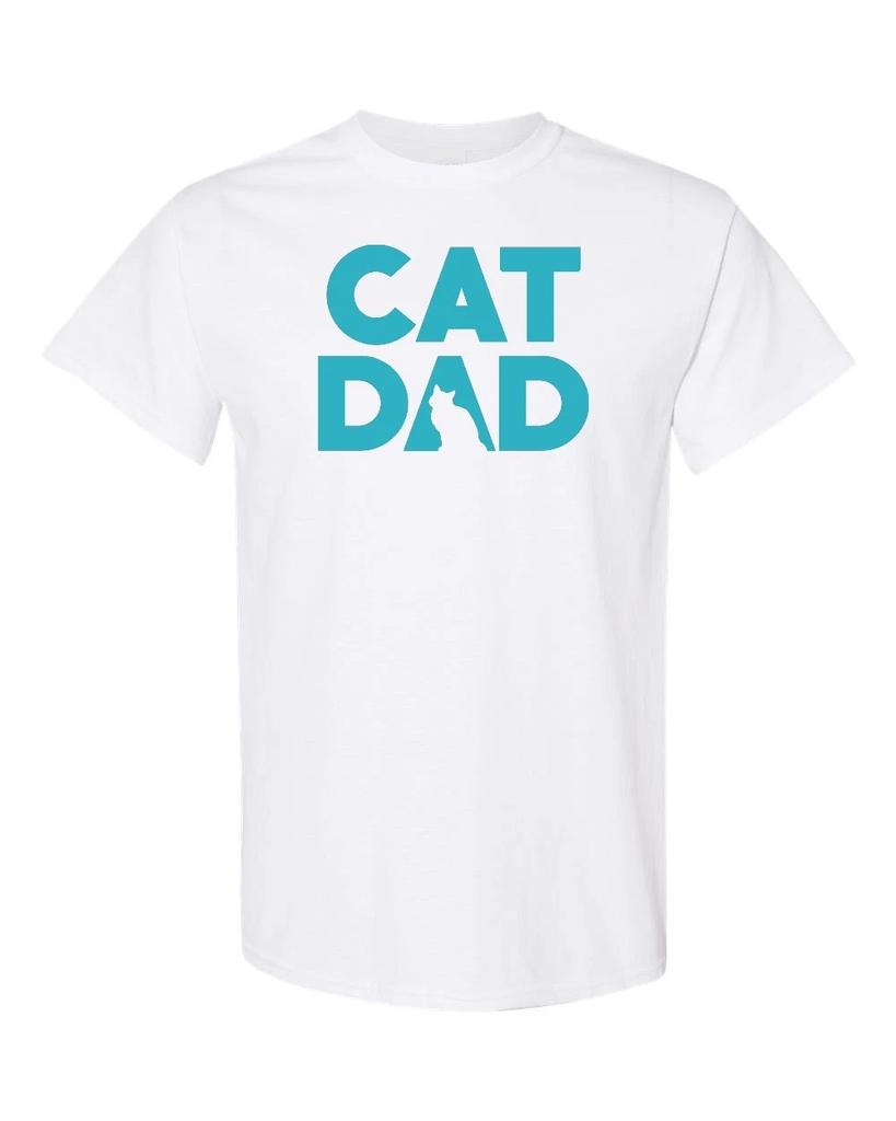 CAT DAD Adult T-Shirt Color Option B Multi Colors S-XXL FREE S&H!