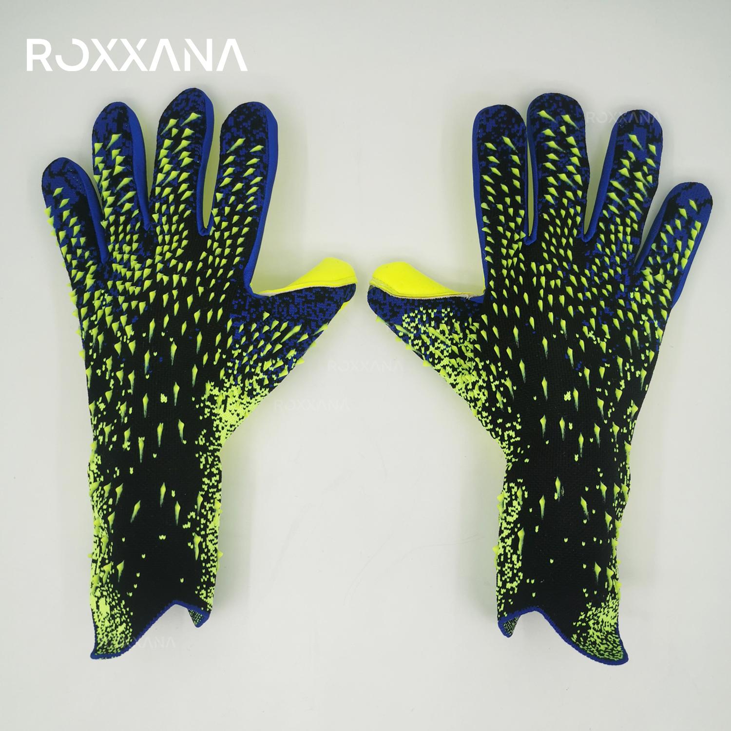 

Перчатки вратаря футбольного клуба ROXXANA Premium Anti-Slip Latex, профессиональные, для взрослых и подростков, вратарские перчатки для футбольного клуба Size 6