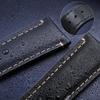 Soft Vintage Leather Watch Band 22mm For Tudor Strap Black Bay 1958 41mm GMT Pelagos Folding Buckle Black Brown Blue Wristband