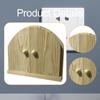 Wood Door Home Decor Dustproof Electrical Outlet Cover