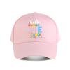 Hello School Crayon Heart Baseball Cap Fashion Unisex Sunhat Womens Outdoor Sports