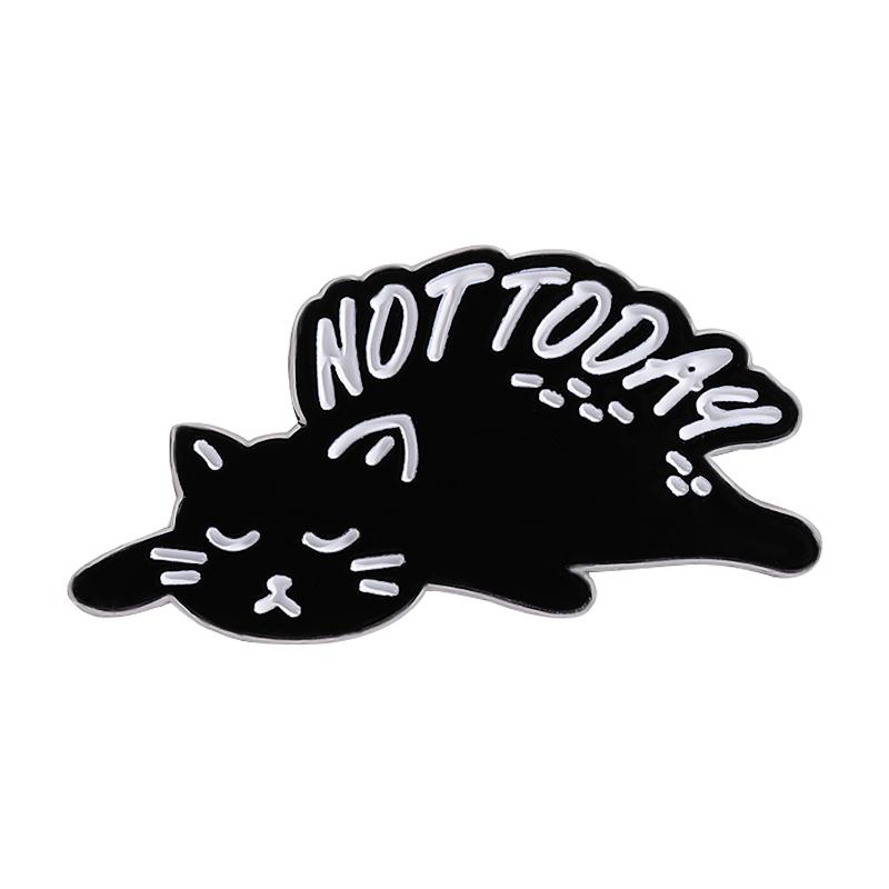 

Cute Black Cat Collection Enamel Pin Punk Big Eyes Kitten Animal Brooch Lapel Backpack Badge Jewelry Gifts For Cat Lover Friends