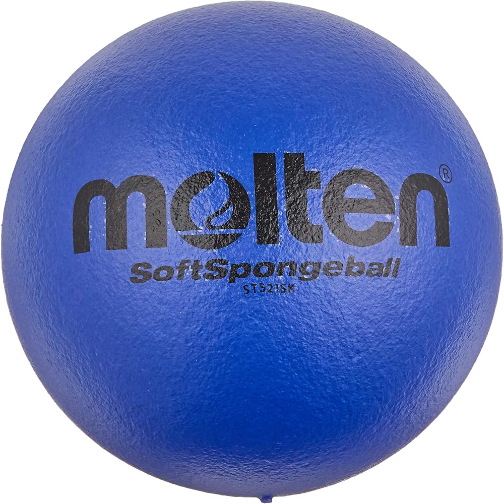 Molten STS21SK Soft Sponge Ball 21 Sax Blue Color Lightweight Sports Equipment