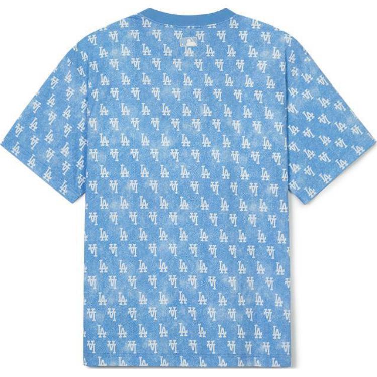 New MLB Los Angeles Dodgers T Shirt Unisex Blue 3ATSM0543-07BLP