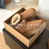 Sangpo snow boots female couple short boots new bread shoes winter velvet thickened thermal cotton