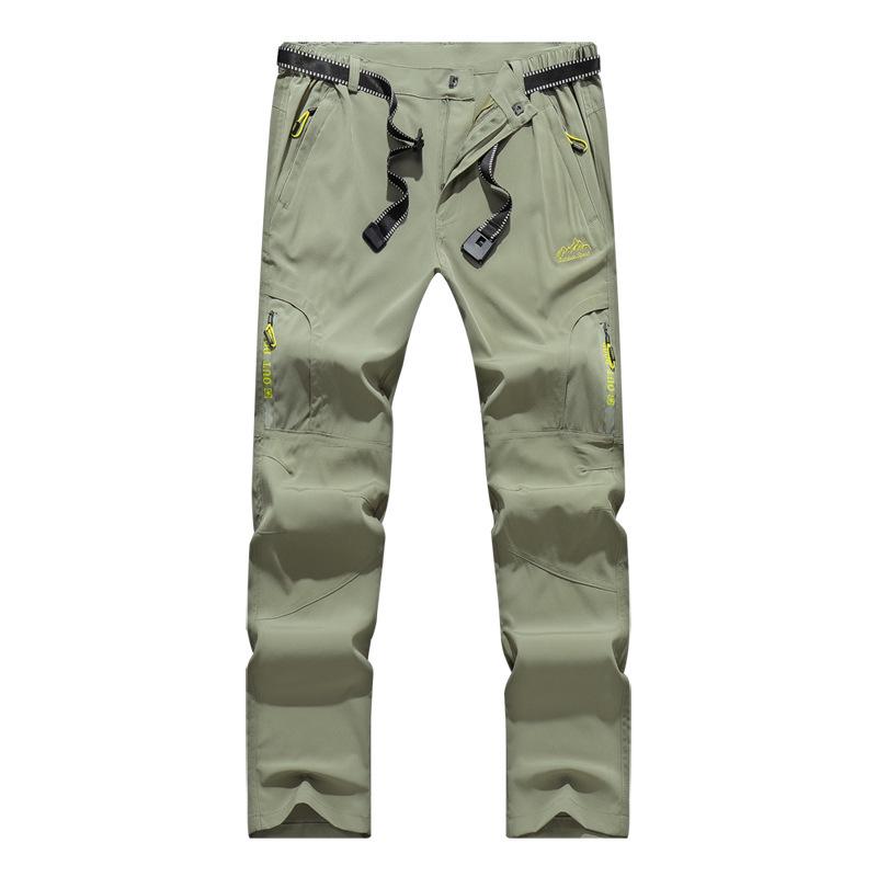 Men's Plus Size Quick-Dry Hiking Pants - Wear-Resistant, Waterproof, Casual, Youth Business Fashion
