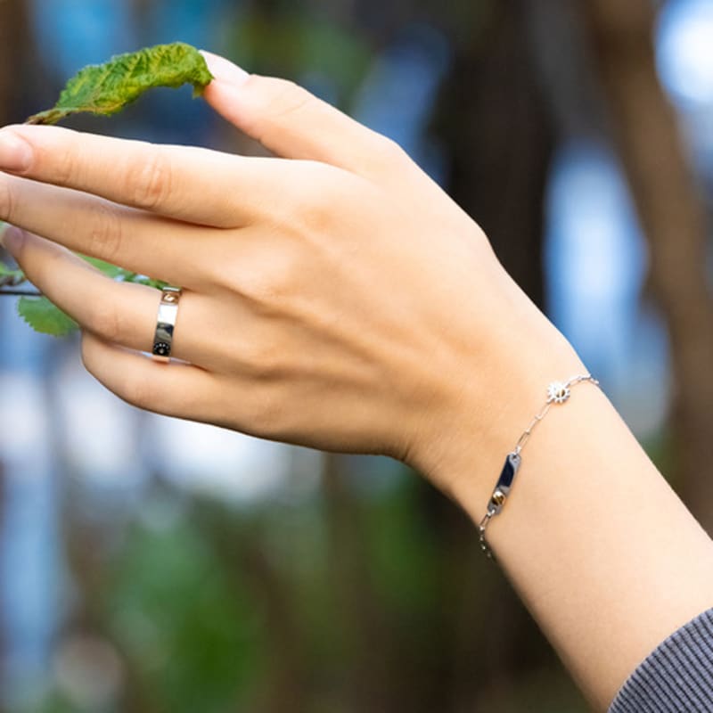 BE/GINS Time Screw Cogwheel Bracelet