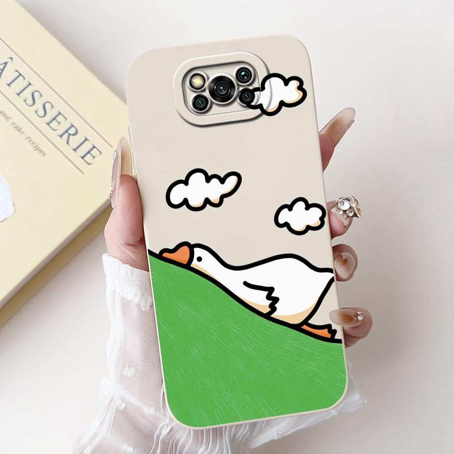 For Xiaomi Poco X3 NFC Case PocoX3 Pro Cute Funny Cartoon Cover Soft Silicone Case For Xiaomi Poco X3 Pro PocoX3 NFC Shell Coque
