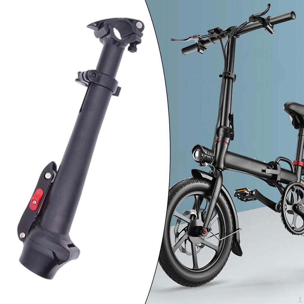 Potencia Plegable de Aluminio para Bicicleta, Fácil de Instalar, Accesorio de Repuesto Premium Sin Dientes