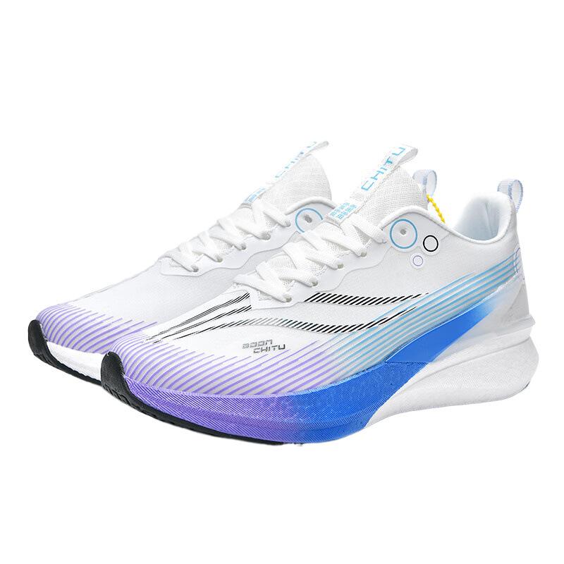 New Red Rabbit 8pro Running Shoes Men's 2025 Carbon Board Boys Breathable Shock Absorption Professional Student Racing Sports Shoes Women