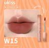 Ukiss Lip Dew W03 Water Mist Mirror Lip Lacquer Matte No Stain on Cup Fade Lipstick UKISS Lip Balm C05