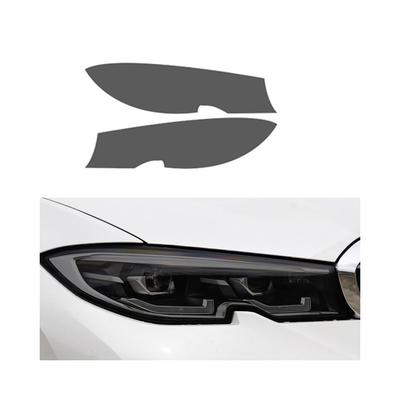 B-MW 3 Series G20/G21 2019 ~ Current Car Headlight Protective Film for Car Headlight Tint Smoke Black