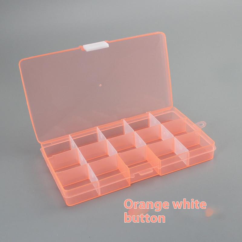 - 1/3PCS Practical Compartment Plastic Storage Box 24 Grids Parts Organizer Box Jewelry Bead Screw Holder Case Display Container