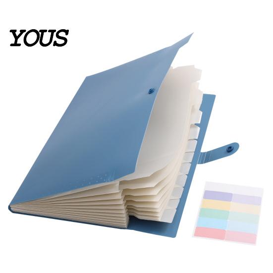 Heavy Duty Document Case Expanding File Folder, Waterproof PP A4 Letter Size Lightweight Office Folder Organizer, Portable Receipt Organizer