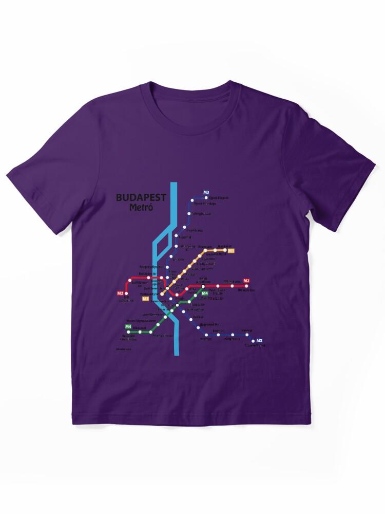 Metro BUDAPEST metro network Essential Unisex T-Shirt