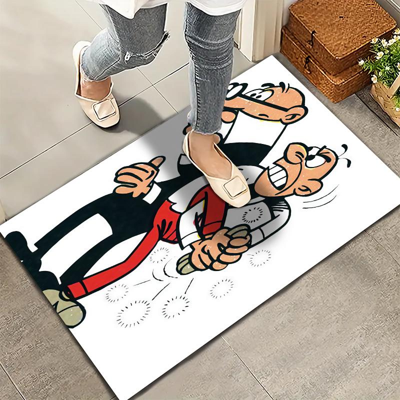 Mort Phil Mortadelo Y Filemon Carpet Rug for Living Room Bedroom Home Sofa Decoration,Kids play Nonslip Floor Mat