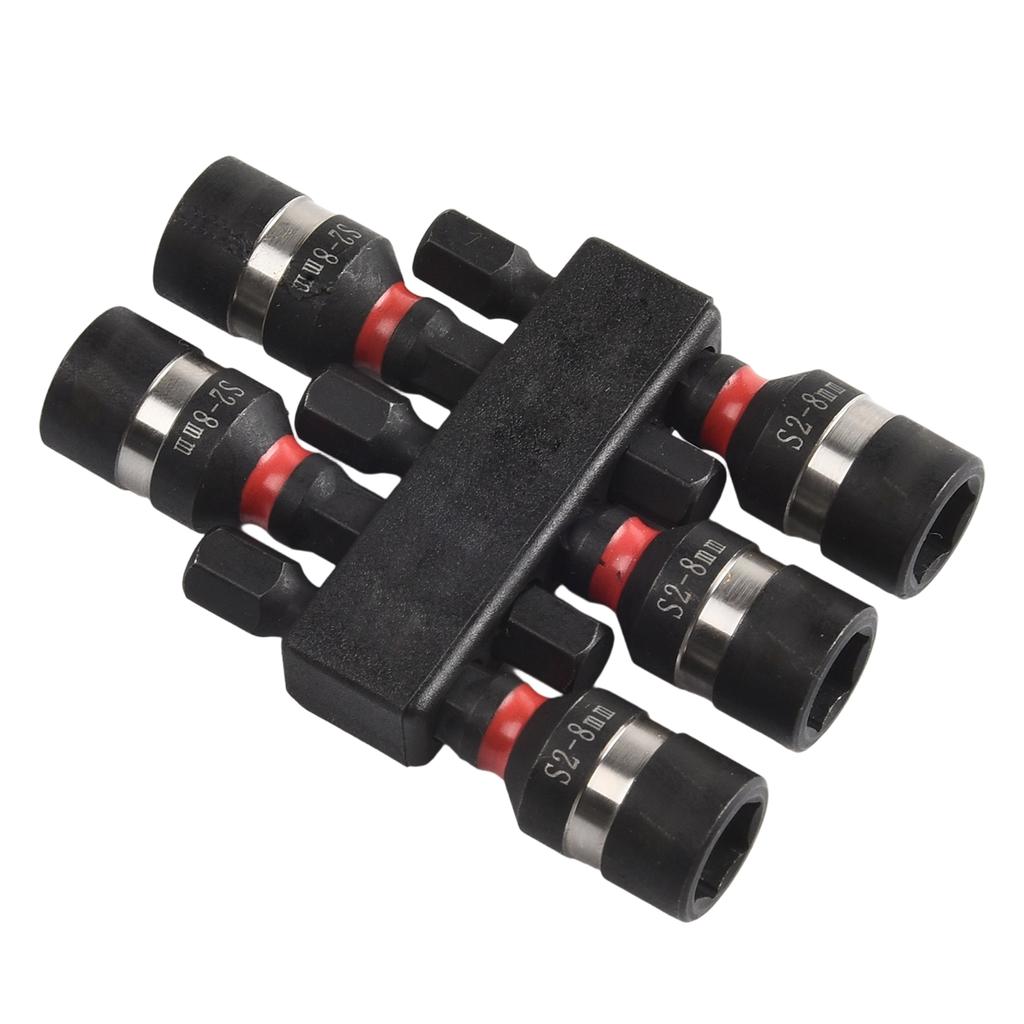 Hex Shank Driver Magnetic Socket Bits Construction Tasks For Power Drills Hex Shank Driver Socket Wrench Accessory