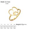 My Shape Gymnastics Girl Rings for Women Stainless Steel Artistic Gymnast Sports Ballerina Dancing Girls Finger Rings Jewelry