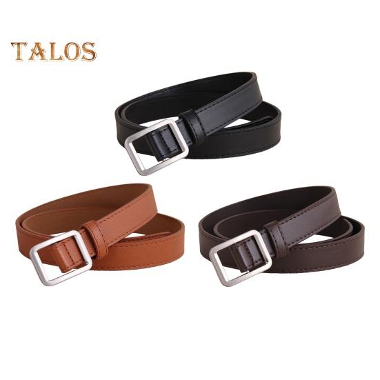 Women Belt for Jeans Dresses Pants Casual Faux Leather Waist Belt Ladies Jeans Thin Belt Accessory for Daily Wear