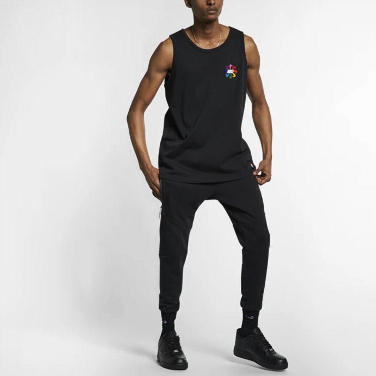 Nike Gilbert Baker Windmill Print Sports Tank Top Men Tops Black CD7486-010